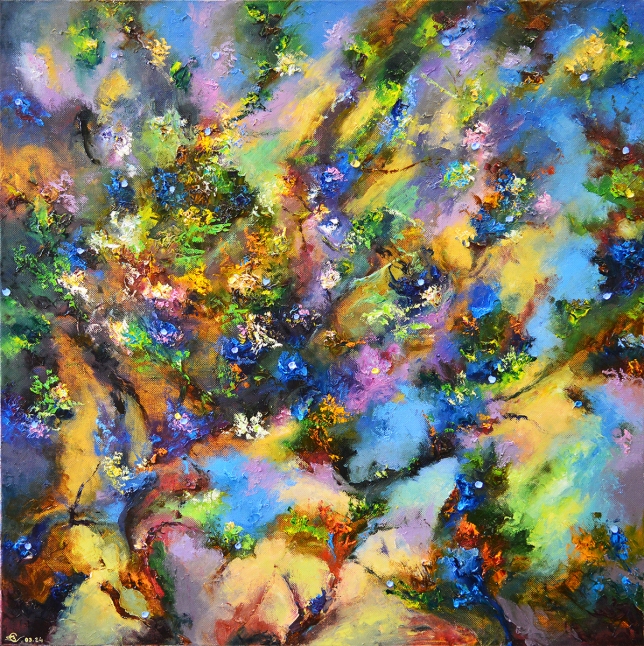 Painting for sale online - Music of a summer evening