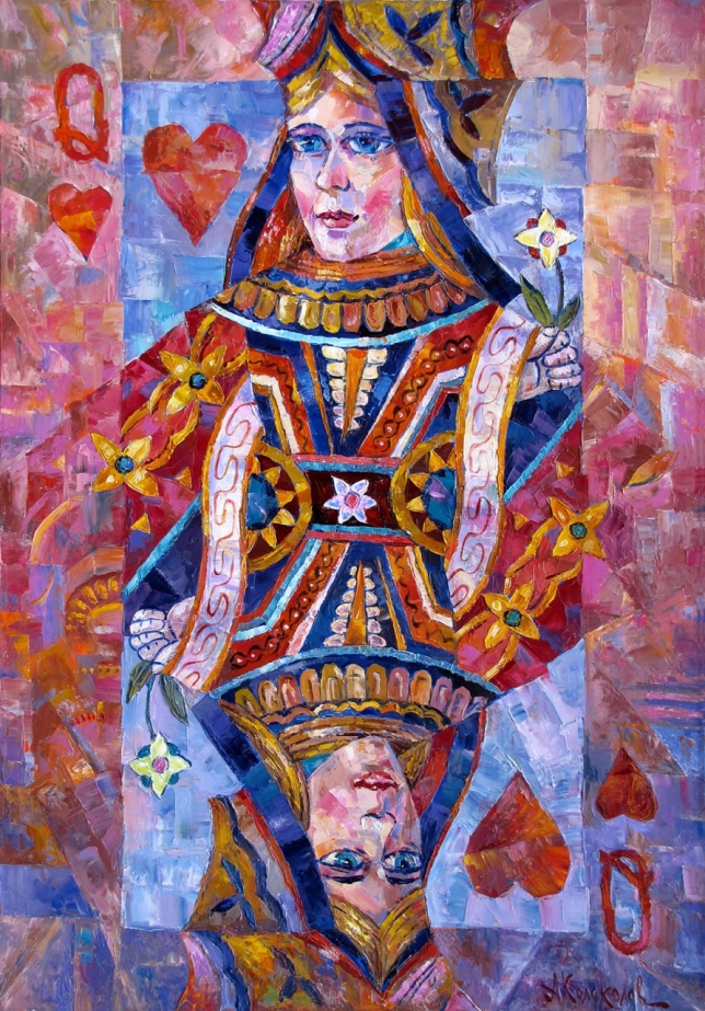 Painting for sale online - Queen of Hearts