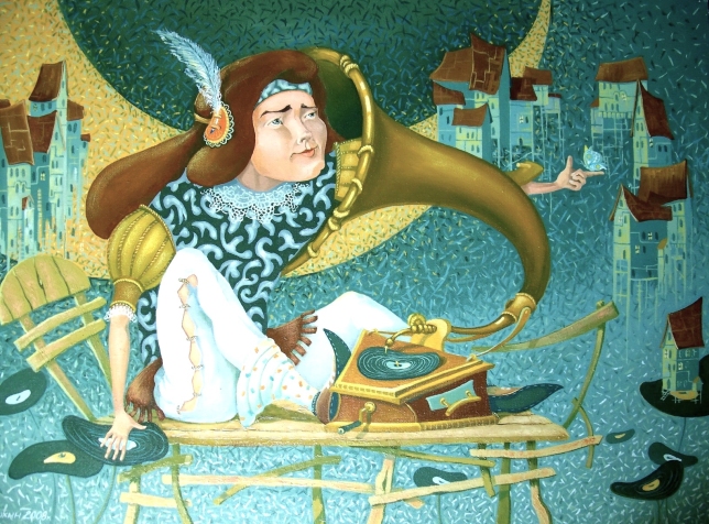 Painting for sale online - In love with music