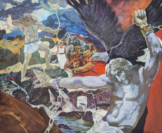 Painting for sale online - Heracles Unbinding Prometheus