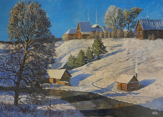 Painting for sale online - Winter in the heart