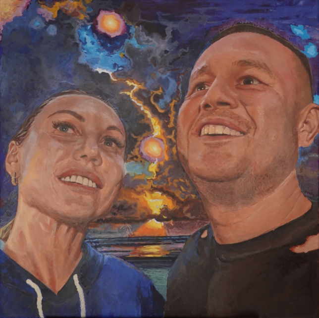 Painting for sale online - Meeting the miraculous