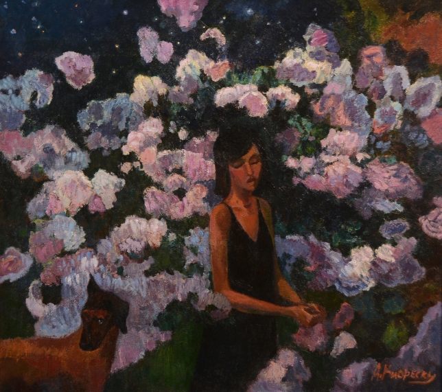 Painting for sale online - Lilac evening