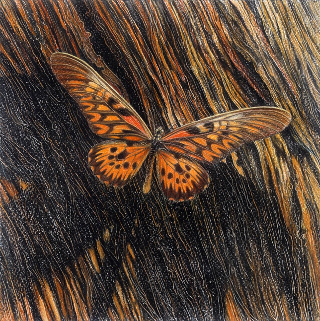 Painting for sale online - COLLECTION. PAPILIO ANTIMACHUS 