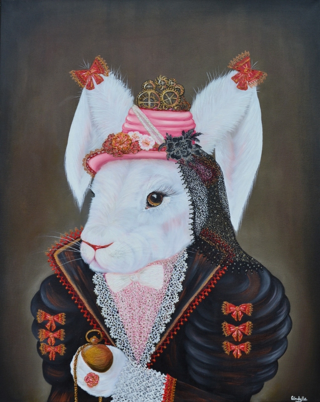 Painting for sale online - Milagros Rabbit