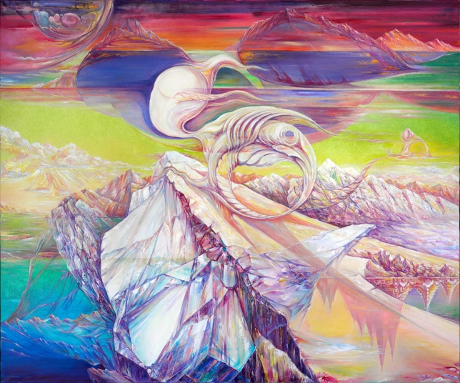 Painting for sale online - Snail of Time - At the Peak of Silence