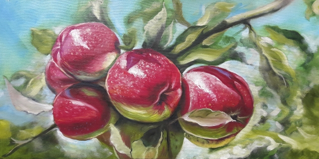 Painting for sale online -  Apples