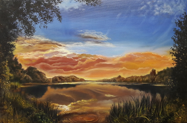 Painting for sale online - Sunset