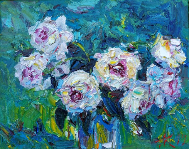 Painting for sale online - Peonies