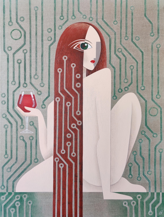 Painting for sale online - Disturbed peace