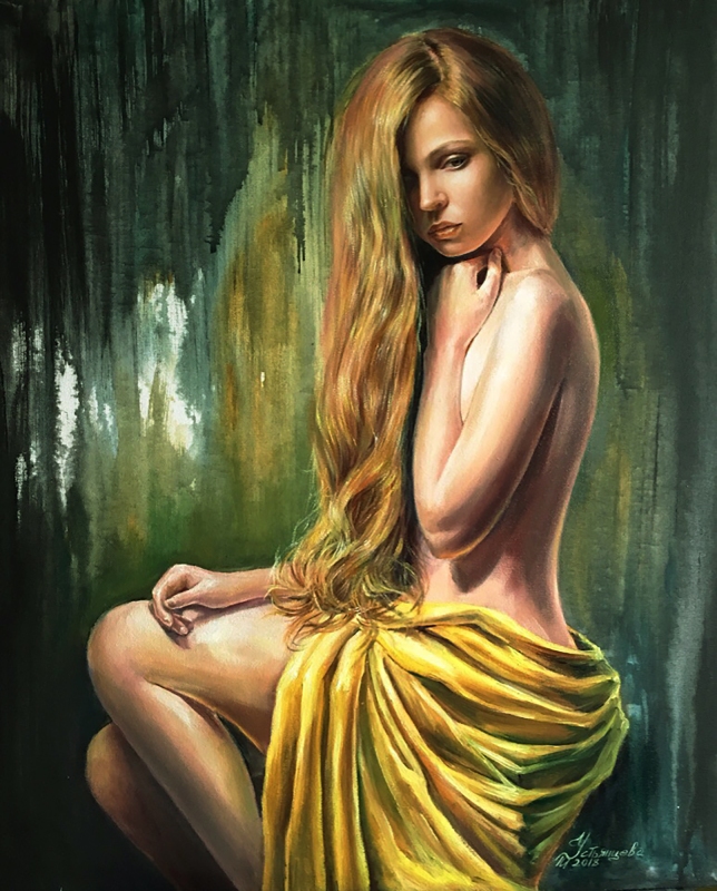 Painting for sale online - Nude woman