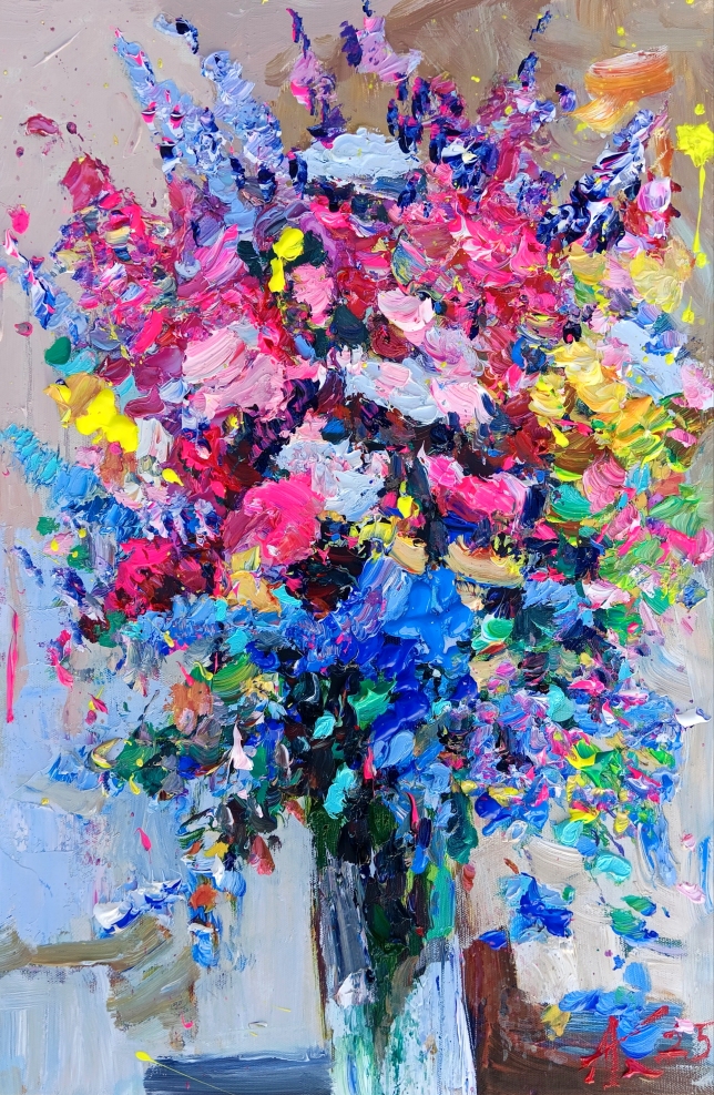Painting for sale online - Wild flowers