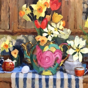 Painting for sale online - Pink bird