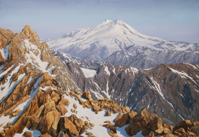 Painting for sale online - Elbrus view from the south-east