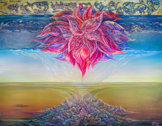 Painting for sale online - Lotus - Birth of a New Life