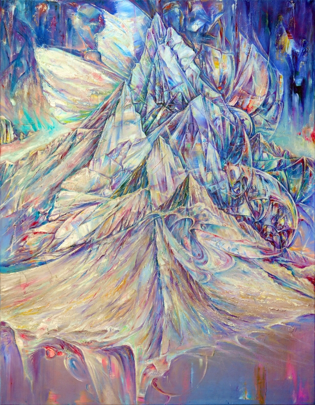 Painting for sale online - Crystal City of the Seven Rays