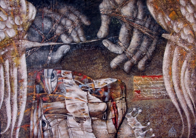 Painting for sale online - Try my wings