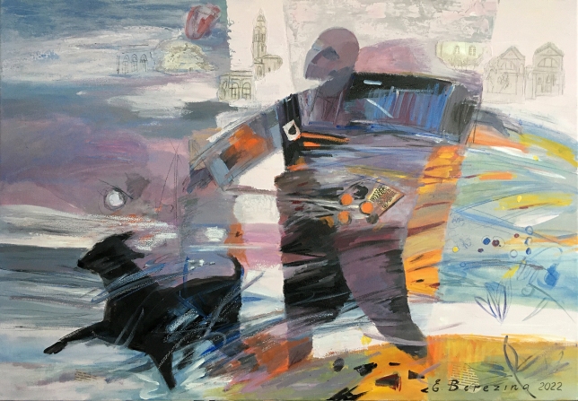 Painting for sale online - Walking