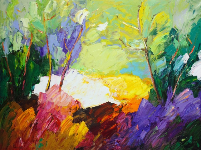 Painting for sale online - Forest lake