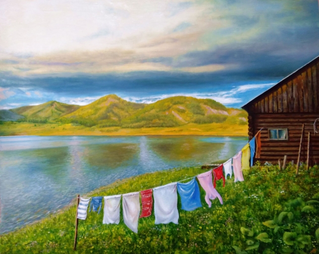 Painting for sale online - Somewhere in the the Altai
