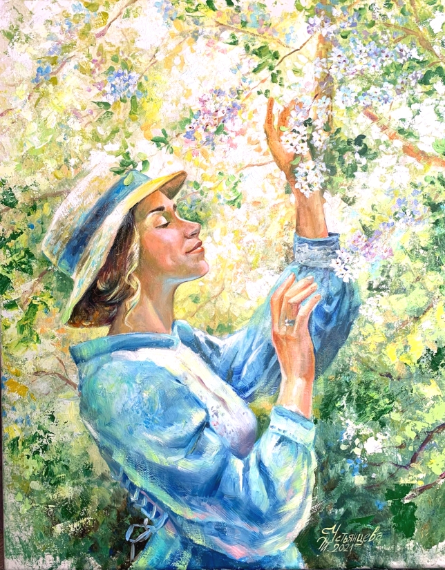 Painting for sale online - The aroma of cherry