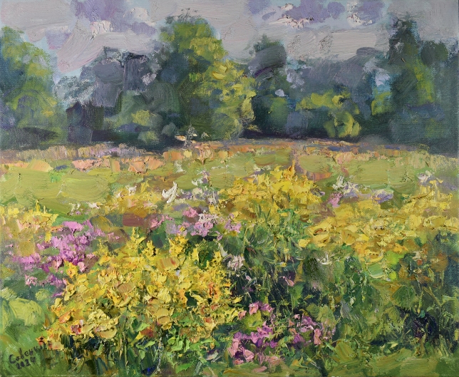 Painting for sale online - Blooming Field
