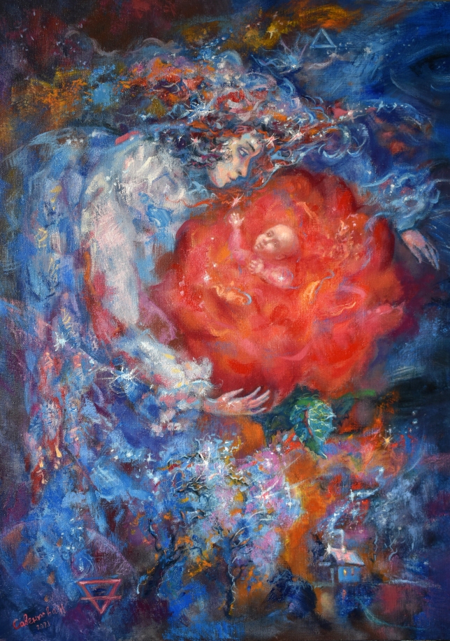 Painting for sale online - Elements Earth and Fire