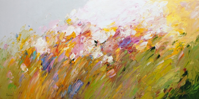 Painting for sale online - Grass in the clouds