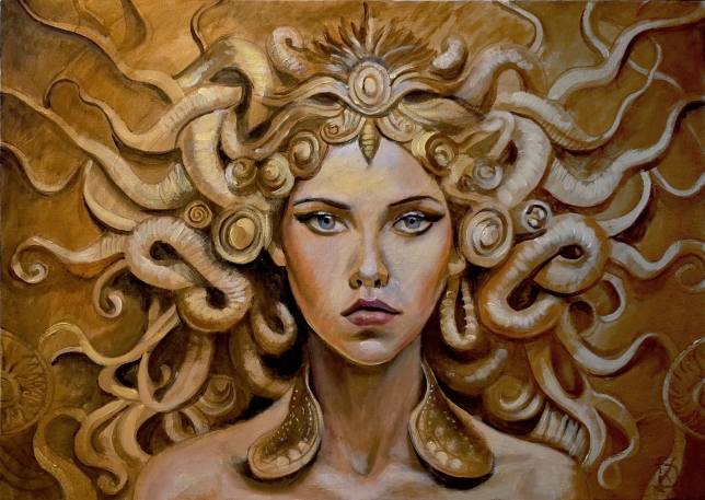 Painting for sale online - Medusa Gorgon