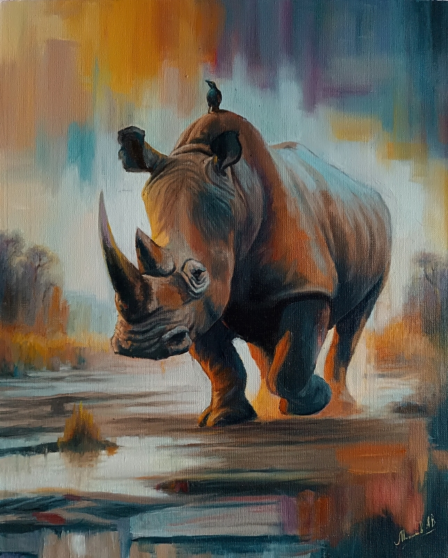 Painting for sale online - Rider