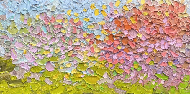 Painting for sale online - Pink trees