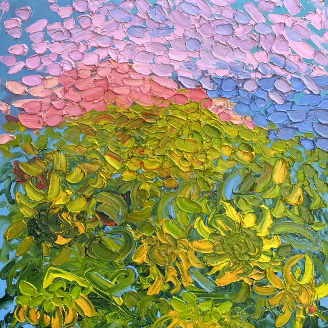 Painting for sale online - Land of Sunflowers