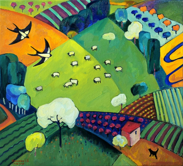 Painting for sale online - Colours of summer