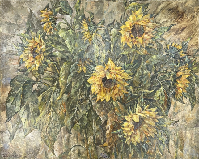 Painting for sale online - Sunflowers