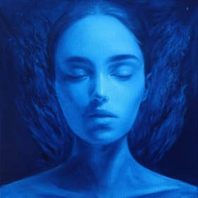 Painting for sale online - Blue Silence