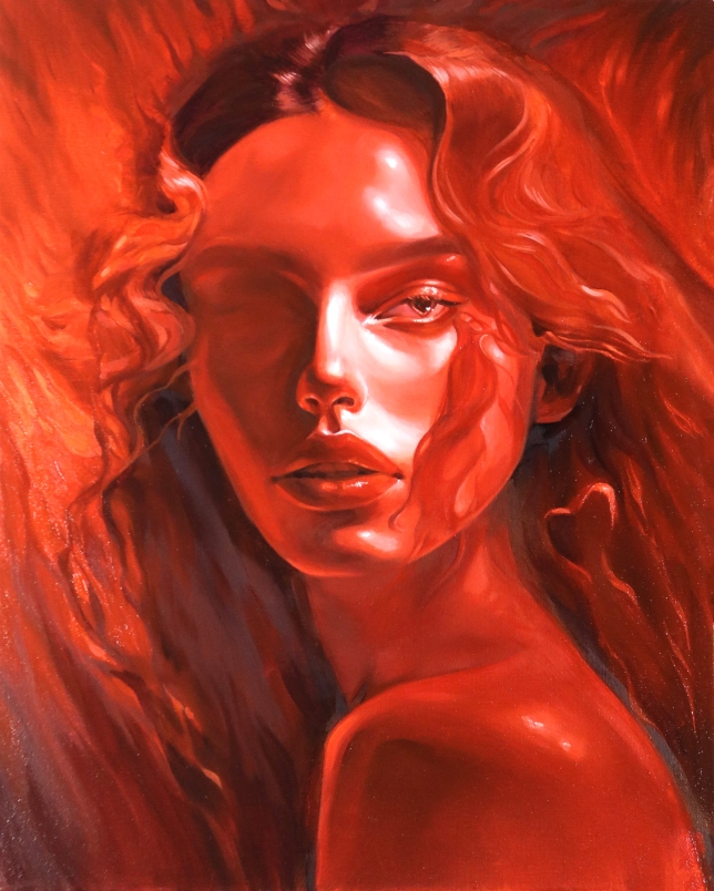 Painting for sale online - Scarlet Love