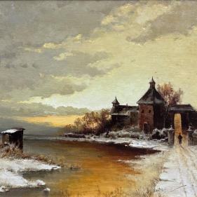 Painting for sale online - Winter Landscape