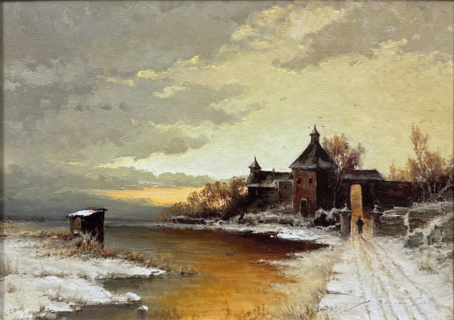 Painting for sale online - Winter Landscape