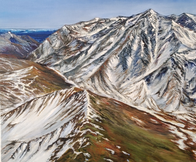 Painting for sale online - The mountains are calling