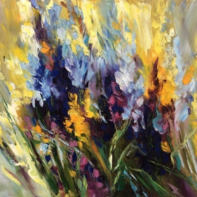 Painting for sale online - Carnival of Flowers
