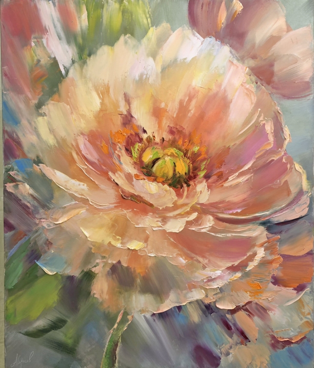 Painting for sale online - Orange Wish