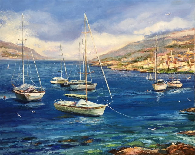 Painting for sale online - Yachts