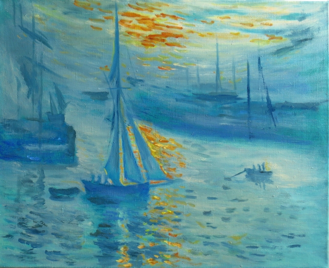 Painting for sale online - Impression. Rising Sun (copy of Monet)