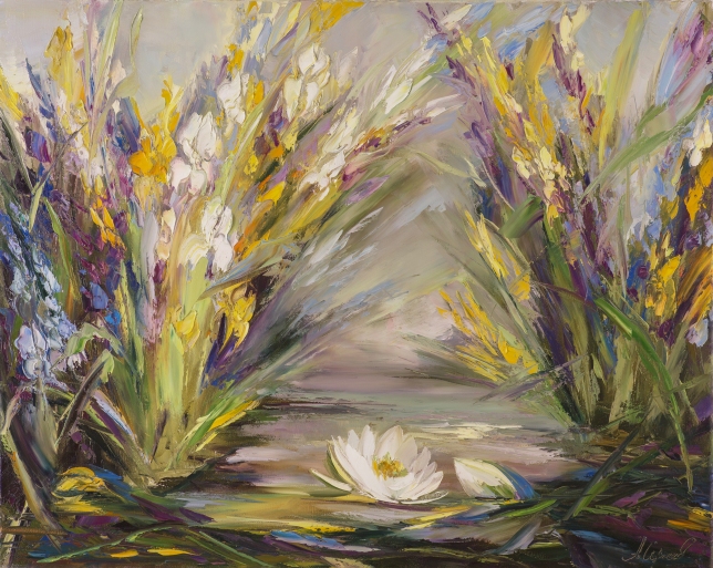 Painting for sale online - Dance with lotus