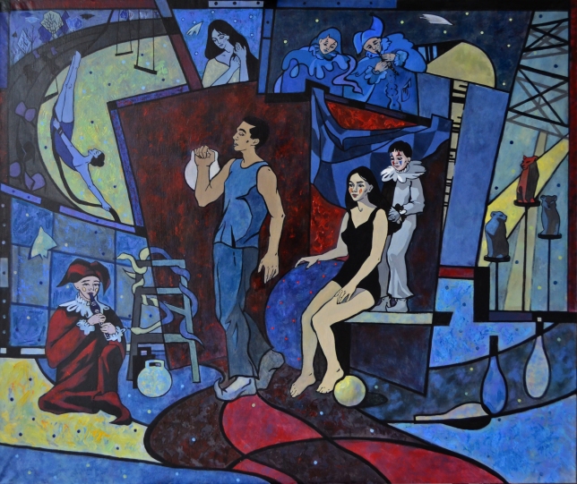 Painting for sale online - Life of comedians