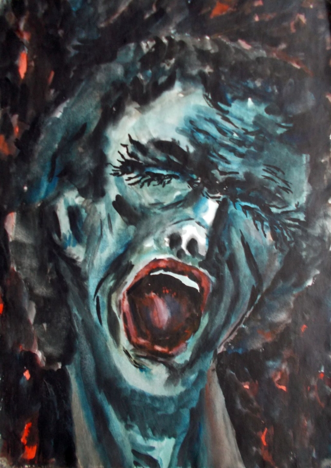 Painting for sale online - Crucifixion of Christ. Apostle Judas Iscariot