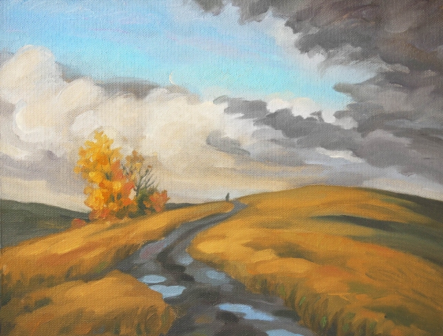 Painting for sale online - AUTUMN WANDERINGS