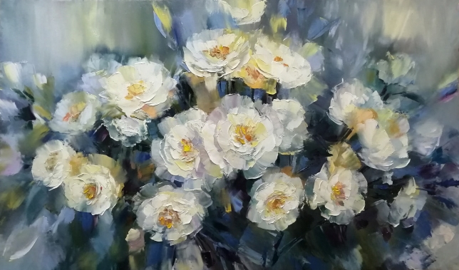 Painting for sale online - Pearl necklace