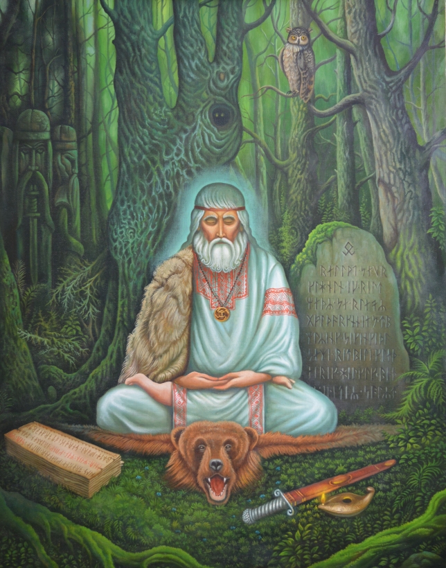 Painting for sale online - Forest magician