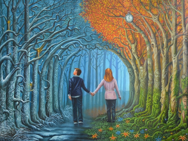 Painting for sale online - Spiritual forest